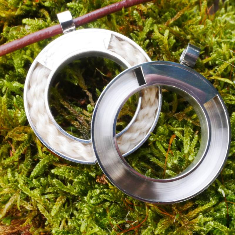 Pferdehaaranhänger, Pferdehaar, Anhänger, Rosshaar, Edelstahl Mit Namensgravur Möglich, Zum Selbst Einlegen Von Rosshaar Diy Do It Yourself Pferdehaaranhänger, Pferdehaar, Anhänger, Rosshaar, Edelstahl Mit Namensgravur Möglich, Zum Selbst Einlegen Von Rosshaar Diy Do It Yourself von FrageMich