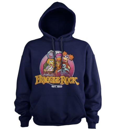 Fraggle Rock Offizielles Lizenzprodukt Since 1983 Kapuzenpullover (Marineblau), Medium von Fraggle Rock