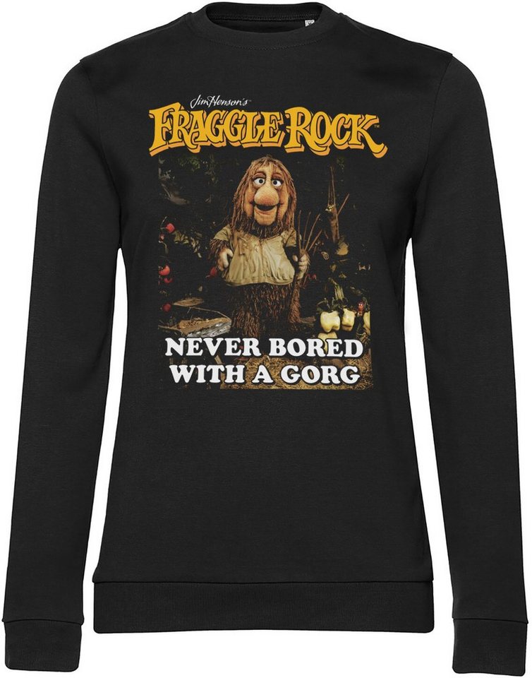 Fraggle Rock Rundhalspullover Never Bored With A Gorg Girly Sweatshirt von Fraggle Rock