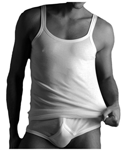 Fragi Herren Unterhemd weiß Bianco von Fragi