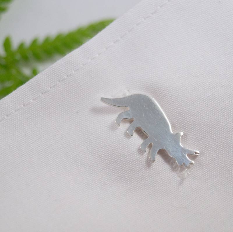 Silber Dinosaurier Manschettenknöpfe Ein Paar Triceratops Sterling Manschettenknöpfe von FragmentDesignsEtsy