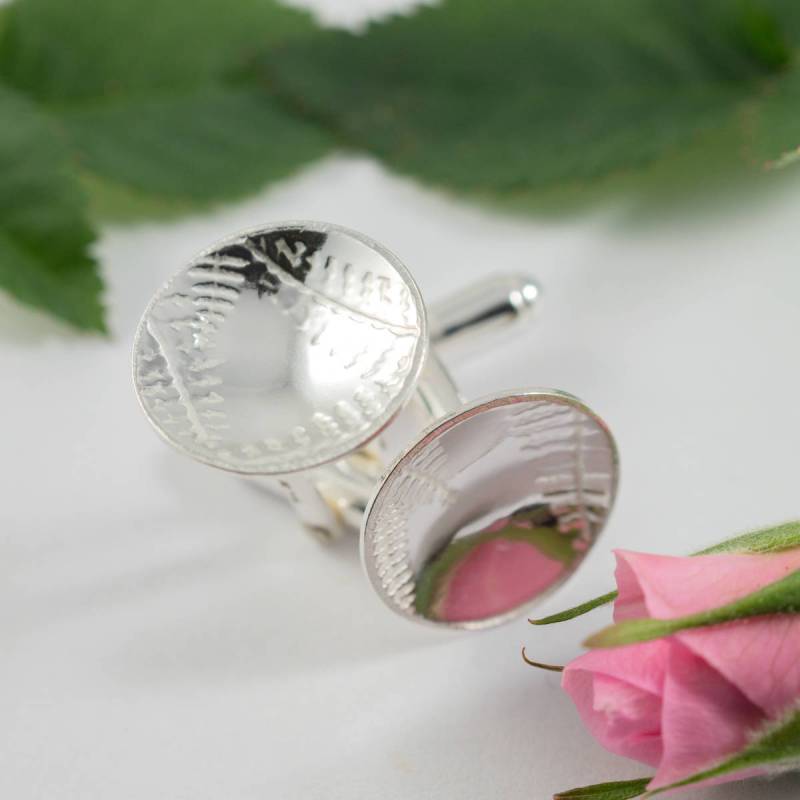 Silber Farnwedel Manschettenknöpfe Sterling Manschettenknöpfe Mit Muster von FragmentDesignsEtsy