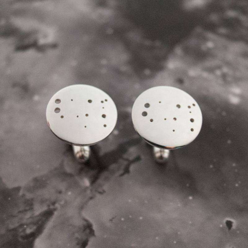 Silber Manschettenknöpfe Zwillinge Eco Mit Dem Sternbild Zwillinge von FragmentDesignsEtsy