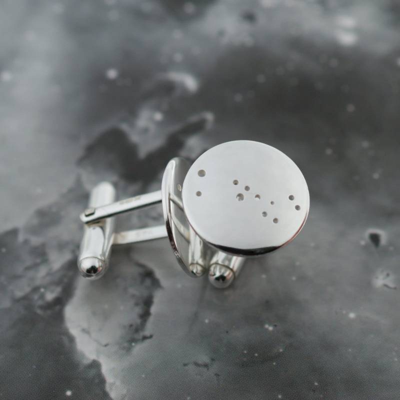 Silber Taurus Manschettenknöpfe Sterlingsilber Manschettenknöpfe Mit Dem Sternbild | Stier von FragmentDesignsEtsy