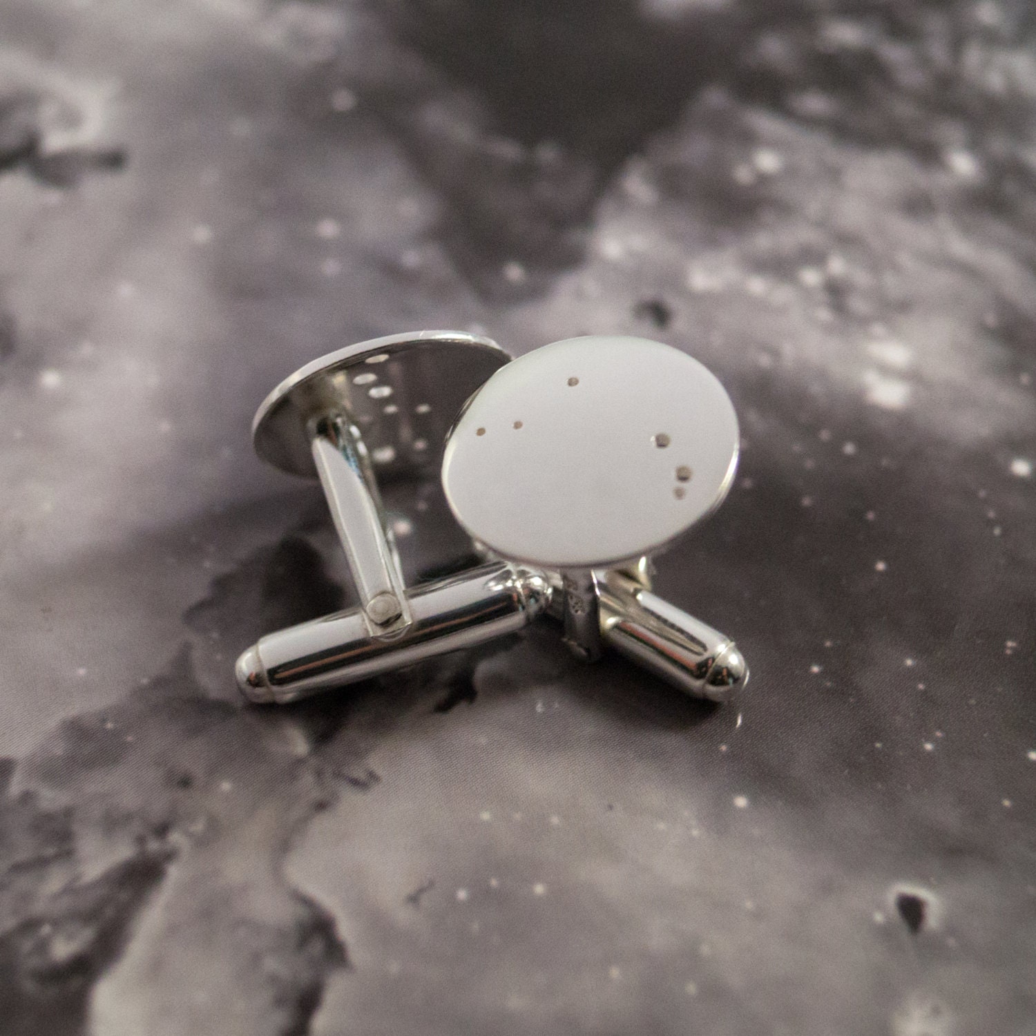 Sterling Silber Widder Sternbild Manschettenknöpfe Handgemachter Schmuck von FragmentDesignsEtsy