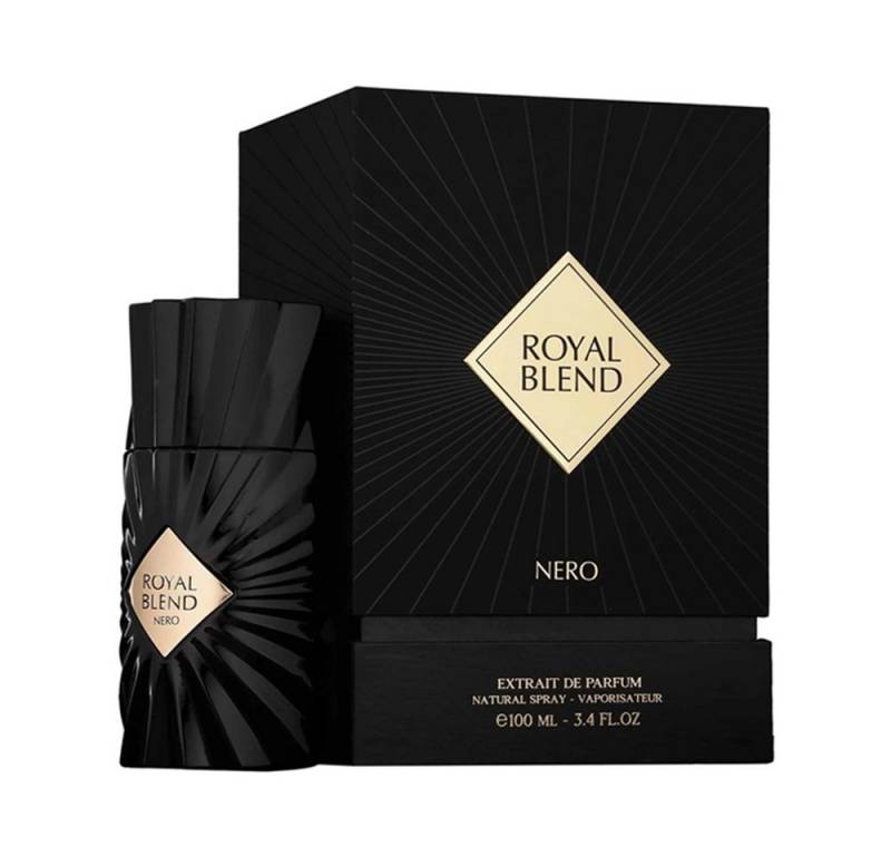 Fragrance World Eau de Parfum French Avenue Royal Blend Nero Parfümextrakt 100 ml, Orientalisch-holziger Duft mit Vanille & Gewürznoten von Fragrance World