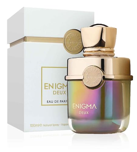 Enigma Deux Eau de Parfum von FA Paris (Fragrance World) süßes, moschusartiges, pudriges Uni-Parfüm, 100 ml von Fragrancehub London