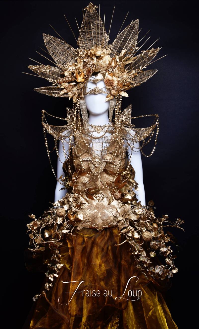 Venus Kostüm - Königin Majestätisch Königlich Ball Gala Karneval Venedig Prinzessin Cosplay Fee von FraiseauLoupCostumes