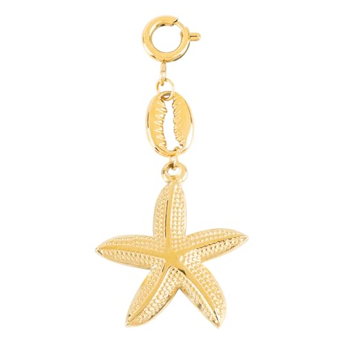 Framendino, Seestern-Strand-Schlüsselanhänger für Damen, goldfarben, Sternform, Bikini-Charm, Schmuck, Badeanzug, Dekoration Framendino, Seestern-Strand-Schlüsselanhänger für Damen, goldfarben, Sternform, Bikini-Charm, Schmuck, Badeanzug, Dekoration von Framendino