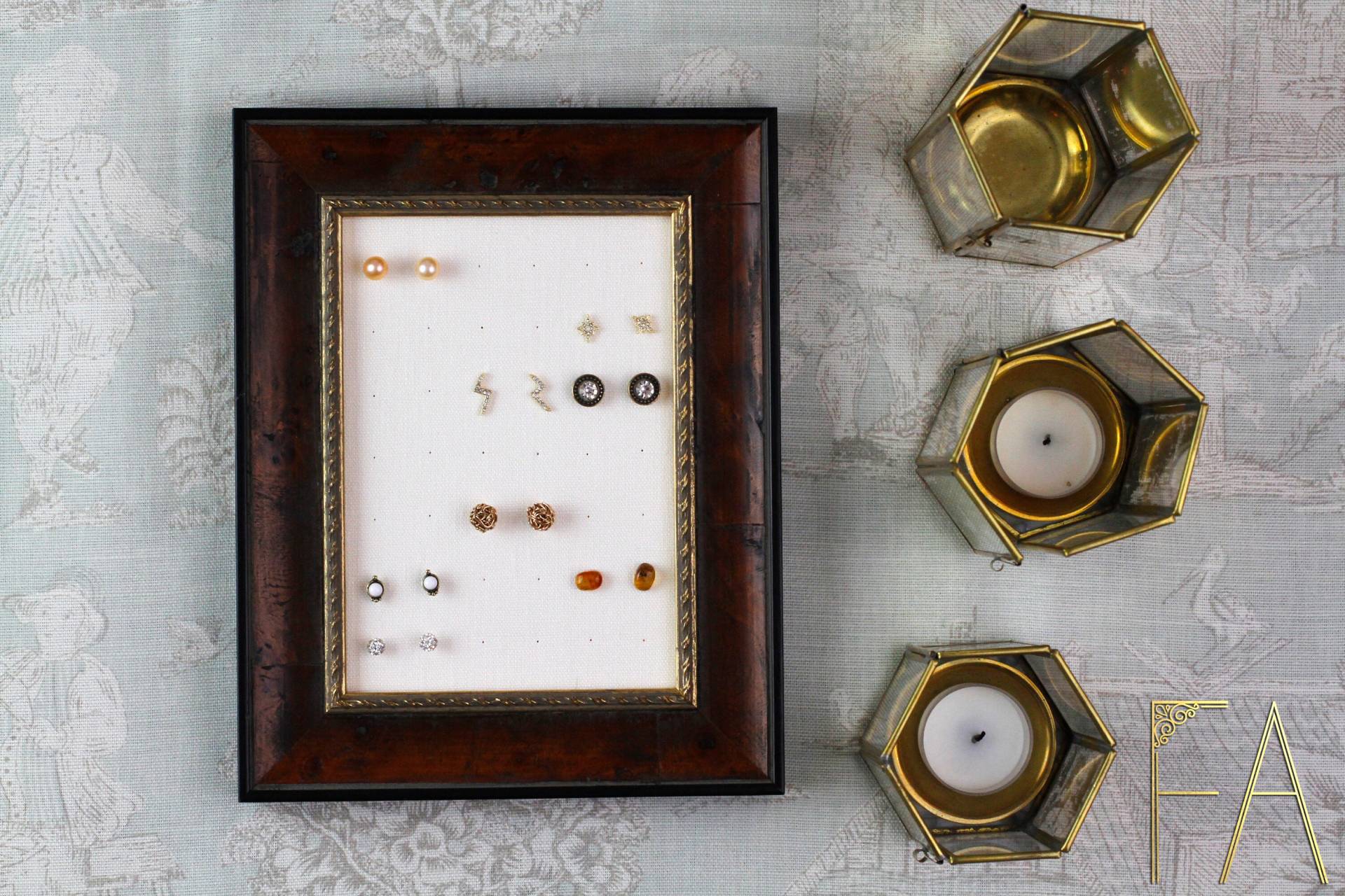 Gerahmte Ohrring Display Schmuck Organizer, Pin Ausweishalter Gerahmte Ohrring Display Schmuck Organizer, Pin Ausweishalter von FramingArts