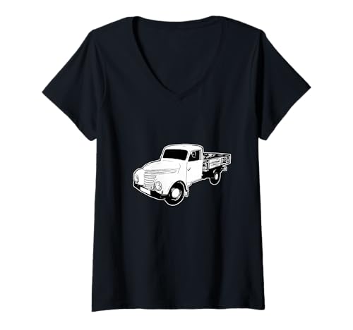 Damen Pritschenfahrzeug Framo V901 / Framo 901/2 IFA T-Shirt mit V-Ausschnitt Damen Pritschenfahrzeug Framo V901 / Framo 901/2 IFA T-Shirt mit V-Ausschnitt von Framo gute alten Zeiten ! V 901