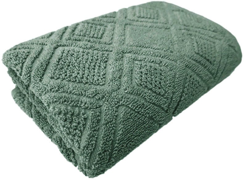 framsohn frottier Handtuch Set "Mosaik", (2 St., 2er Set Handtücher 50 x 100 cm), gemustert, fein gewalkter Feinzwirn, hergestellt in Österreich von Framsohn Frottier