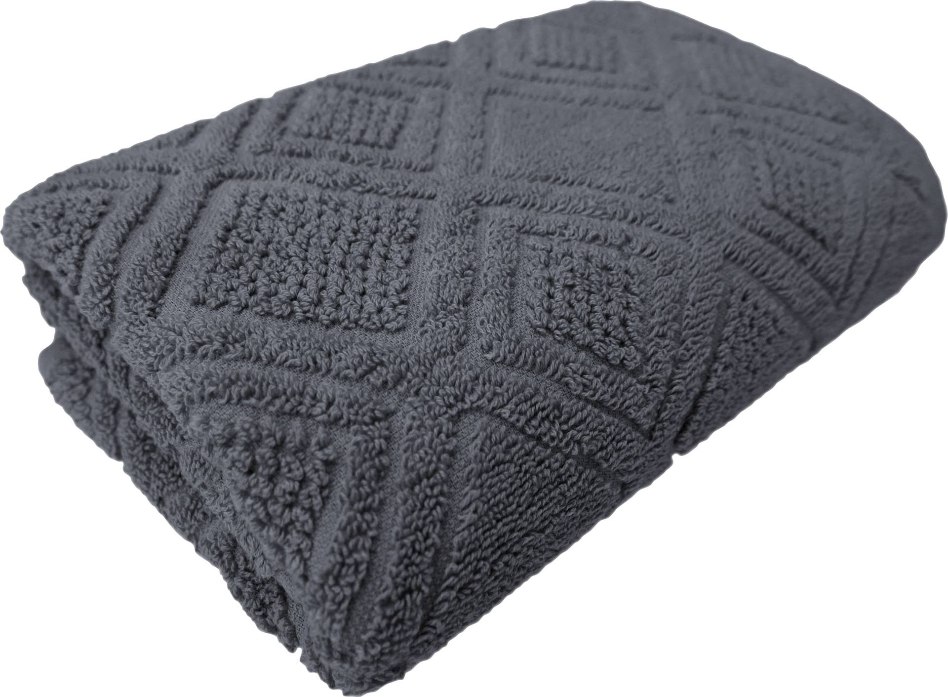 framsohn frottier Handtuch Set "Mosaik", (Set, 2 St., 2er Set Handtücher 50 x 100 cm), gemustert, fein gewalkter Feinzwirn, hergestellt in Österreich von Framsohn Frottier