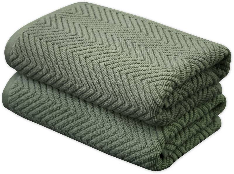 framsohn frottier Handtuch Set "Ocean Bio", (2 St., 2er Set Handtücher 50 x 100 cm), hergestellt in Österreich, mit Kordel, gedrehter Bauschzwirn von Framsohn Frottier