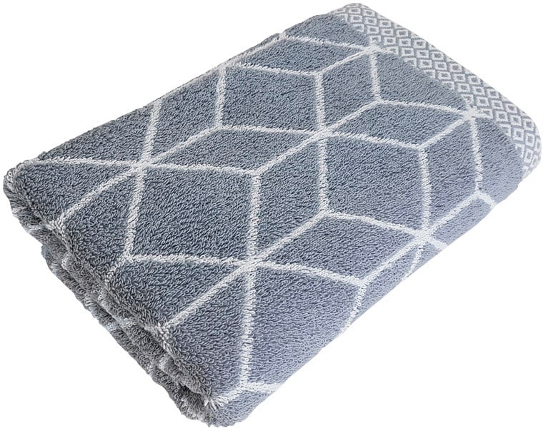 framsohn frottier Handtuch Set "Design Jacquard Prisma", (2 St., 2er Set Handtücher 50 x 100 cm), mehrfarbig gewebtem Saum, hergestellt in Österreich von Framsohn Frottier