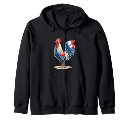 Schönes Franzianer-Hahn-Kostüm für Jungen und Mädchen Kapuzenjacke Schönes Franzianer-Hahn-Kostüm für Jungen und Mädchen Kapuzenjacke von France Rooster Outfit