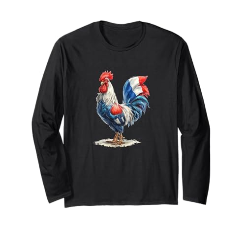 Schönes Franzianer-Hahn-Kostüm für Jungen und Mädchen Langarmshirt Schönes Franzianer-Hahn-Kostüm für Jungen und Mädchen Langarmshirt von France Rooster Outfit
