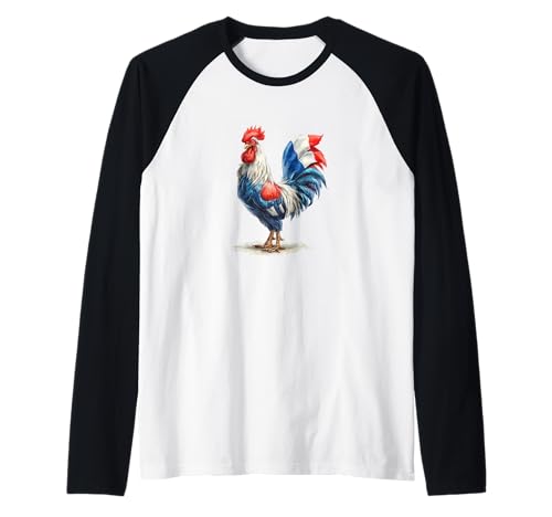 Schönes Franzianer-Hahn-Kostüm für Jungen und Mädchen Raglan Schönes Franzianer-Hahn-Kostüm für Jungen und Mädchen Raglan von France Rooster Outfit