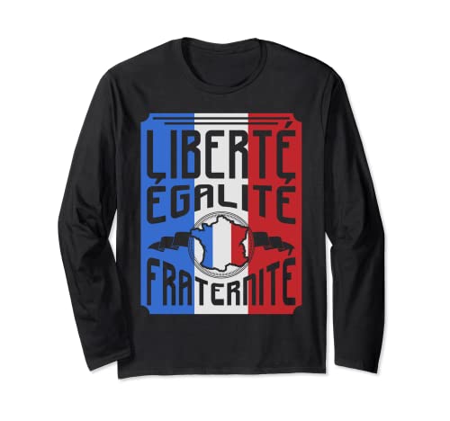 Französisches T-Shirt Paris Geschenk Eiffelturm Marseille Bonjour Herren Langarmshirt Französisches T-Shirt Paris Geschenk Eiffelturm Marseille Bonjour Herren Langarmshirt von France Shirts for Women Men Paris French Girls Boy