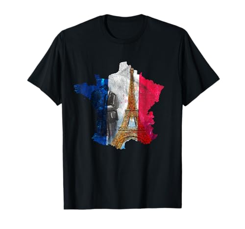Französisches T-Shirt Paris Geschenk Eiffelturm Marseille Bonjour Herren T-Shirt Französisches T-Shirt Paris Geschenk Eiffelturm Marseille Bonjour Herren T-Shirt von France Shirts for Women Men Paris French Girls Boy