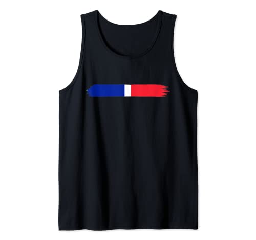 Frankreich für Damen Französische dünne Flagge für Herren Frankreich Tank Top Frankreich für Damen Französische dünne Flagge für Herren Frankreich Tank Top von France thin flag for Men and Women