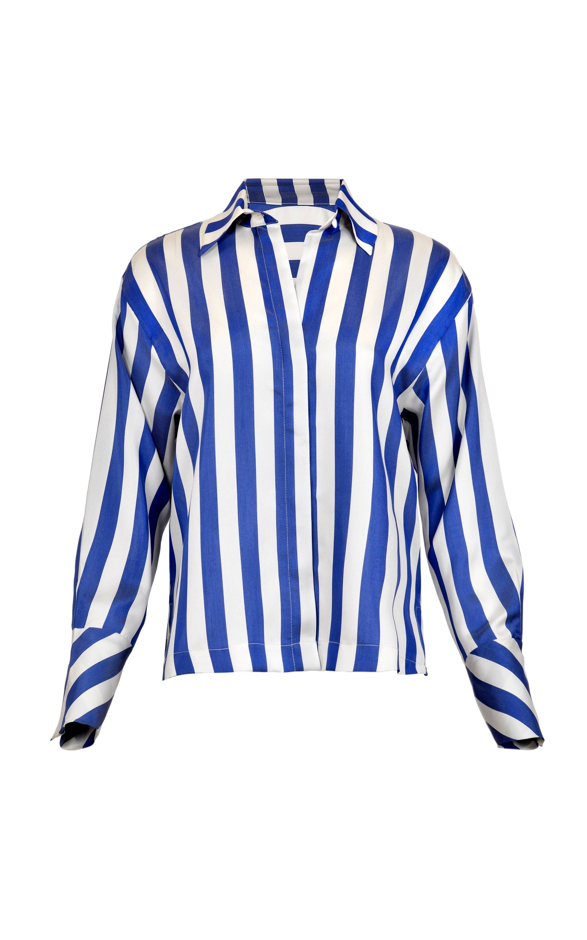 Francesca Miranda | Cielo Silk Blouse | Women's Cobalt Blue Blouses Francesca Miranda | Cielo Silk Blouse | Women's Cobalt Blue Blouses von Francesca Miranda