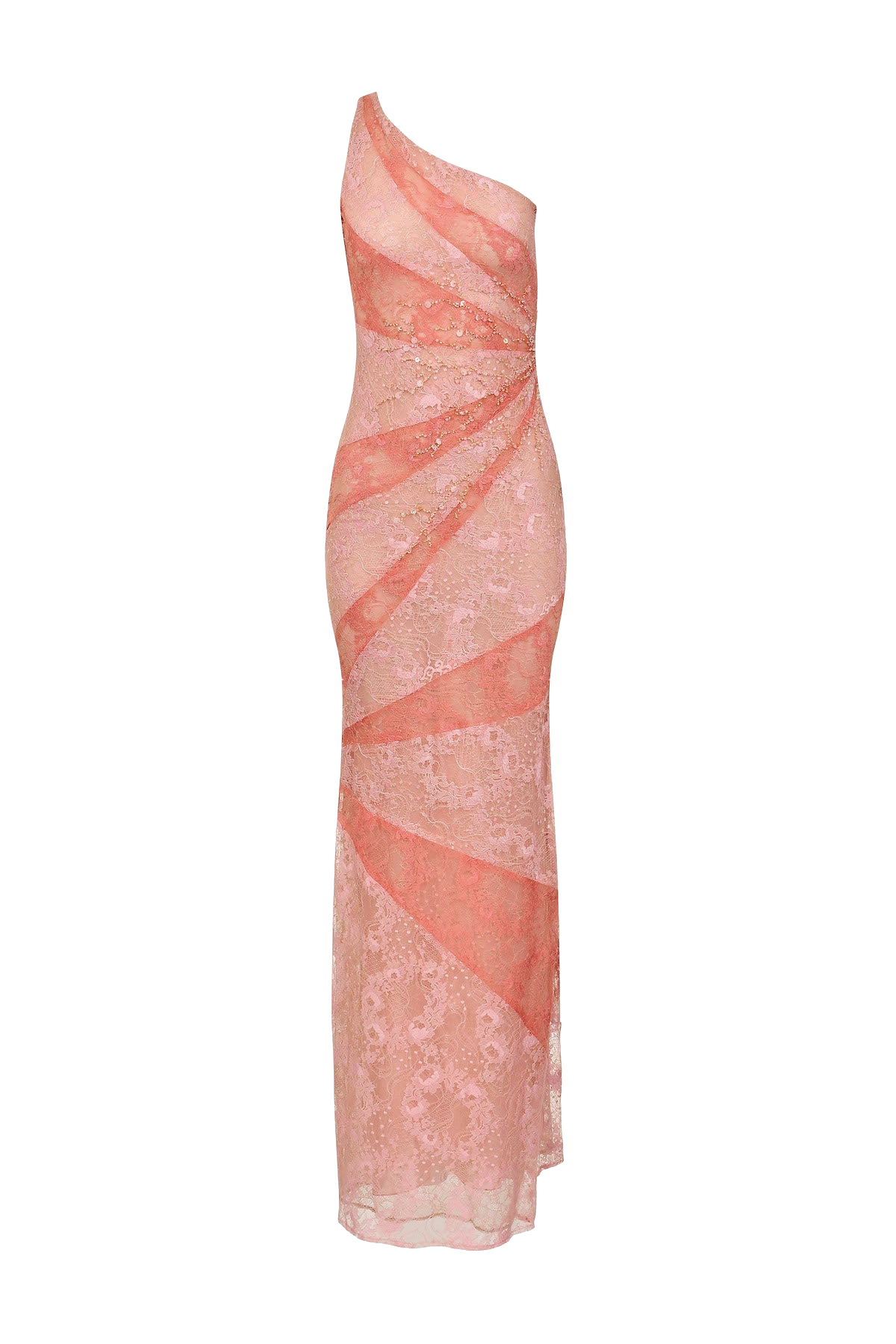 Francesca Miranda | Ramos One-Shoulder Lace Dress | Women's Pink Maxi dresses Francesca Miranda | Ramos One-Shoulder Lace Dress | Women's Pink Maxi dresses von Francesca Miranda