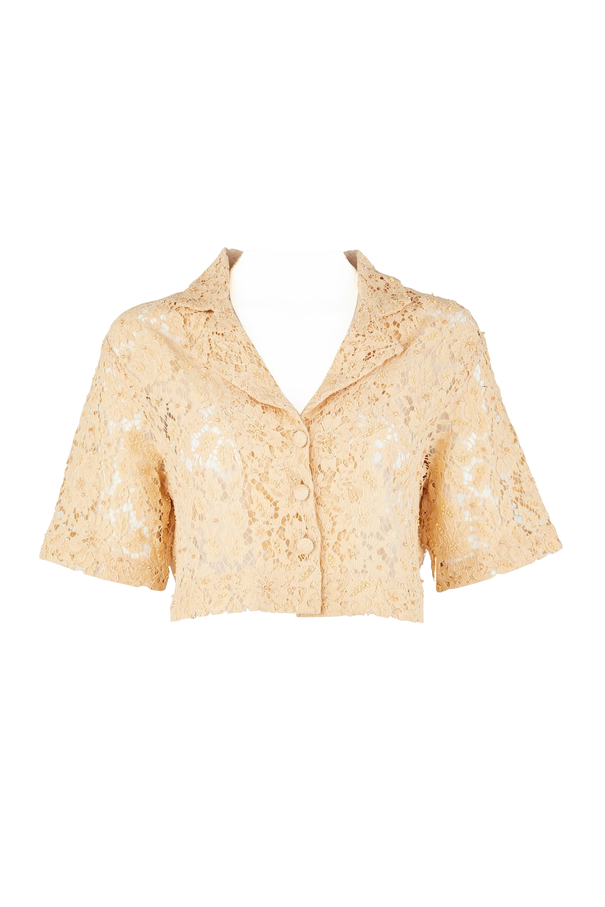 Francesca Miranda | Saudade Lace Top | Women's Pearl Crop tops von Francesca Miranda
