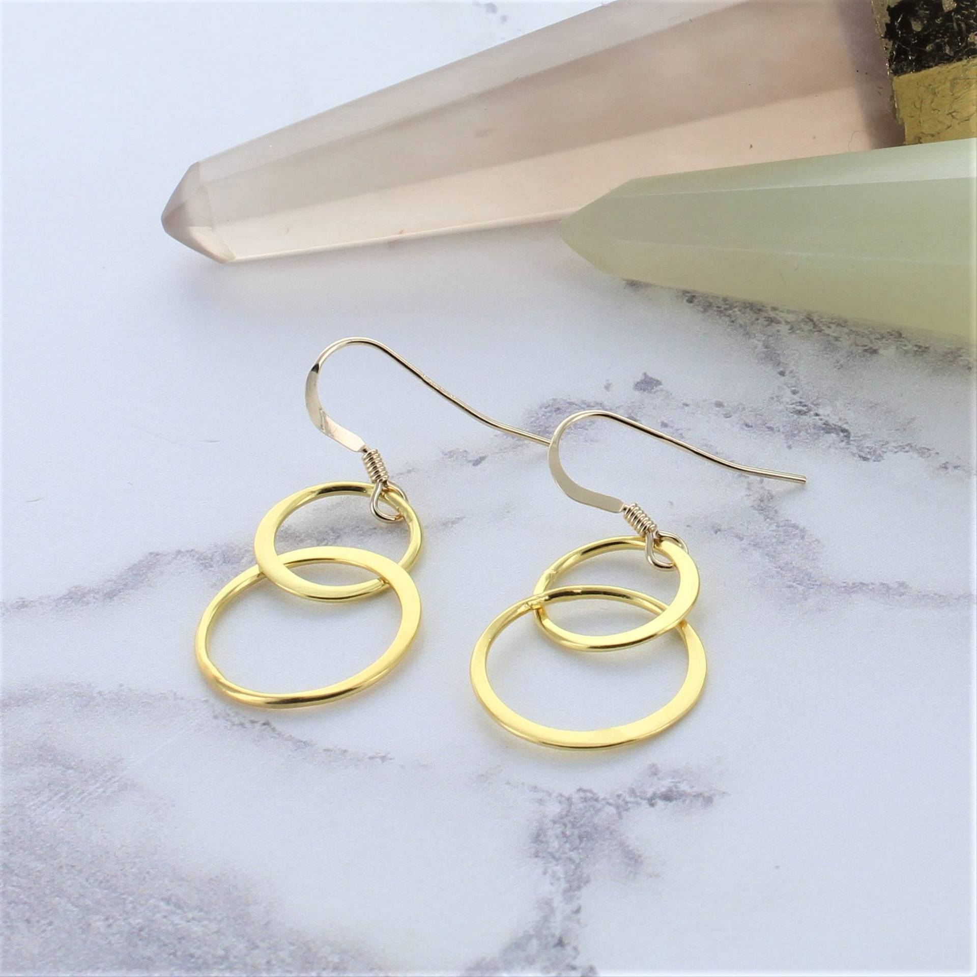 Gold-Infinity-Link-Ohrringe von FrancescaRossiDesign