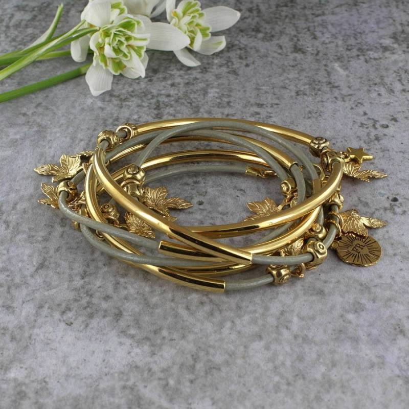 Maple Leaf Personalisiert Nudel Wrap Armband von FrancescaRossiDesign