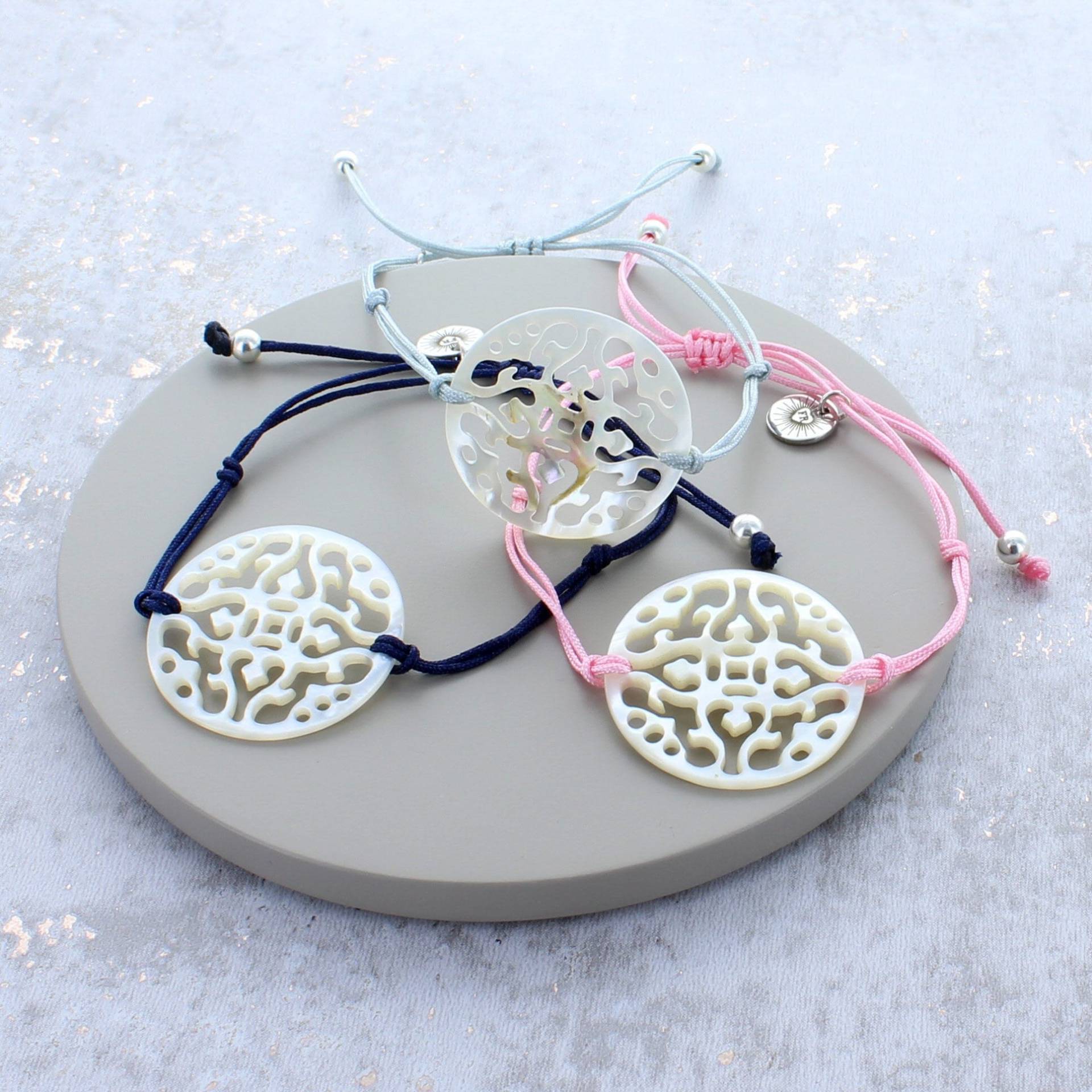 Mutter Der Perle Disc Armband von FrancescaRossiDesign
