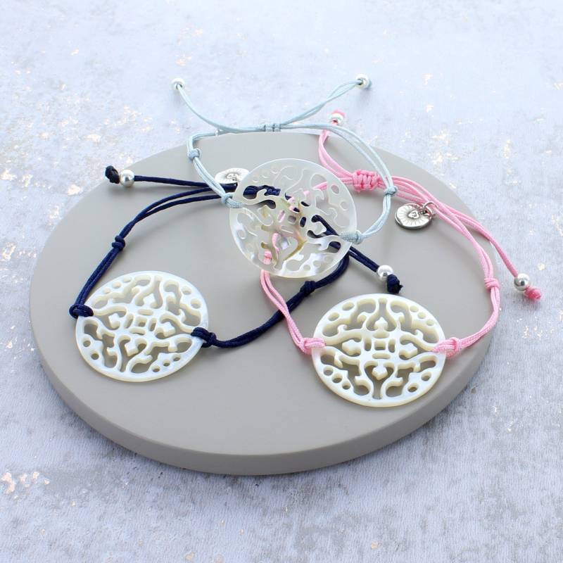Mutter Der Perle Disc Armband von FrancescaRossiDesign
