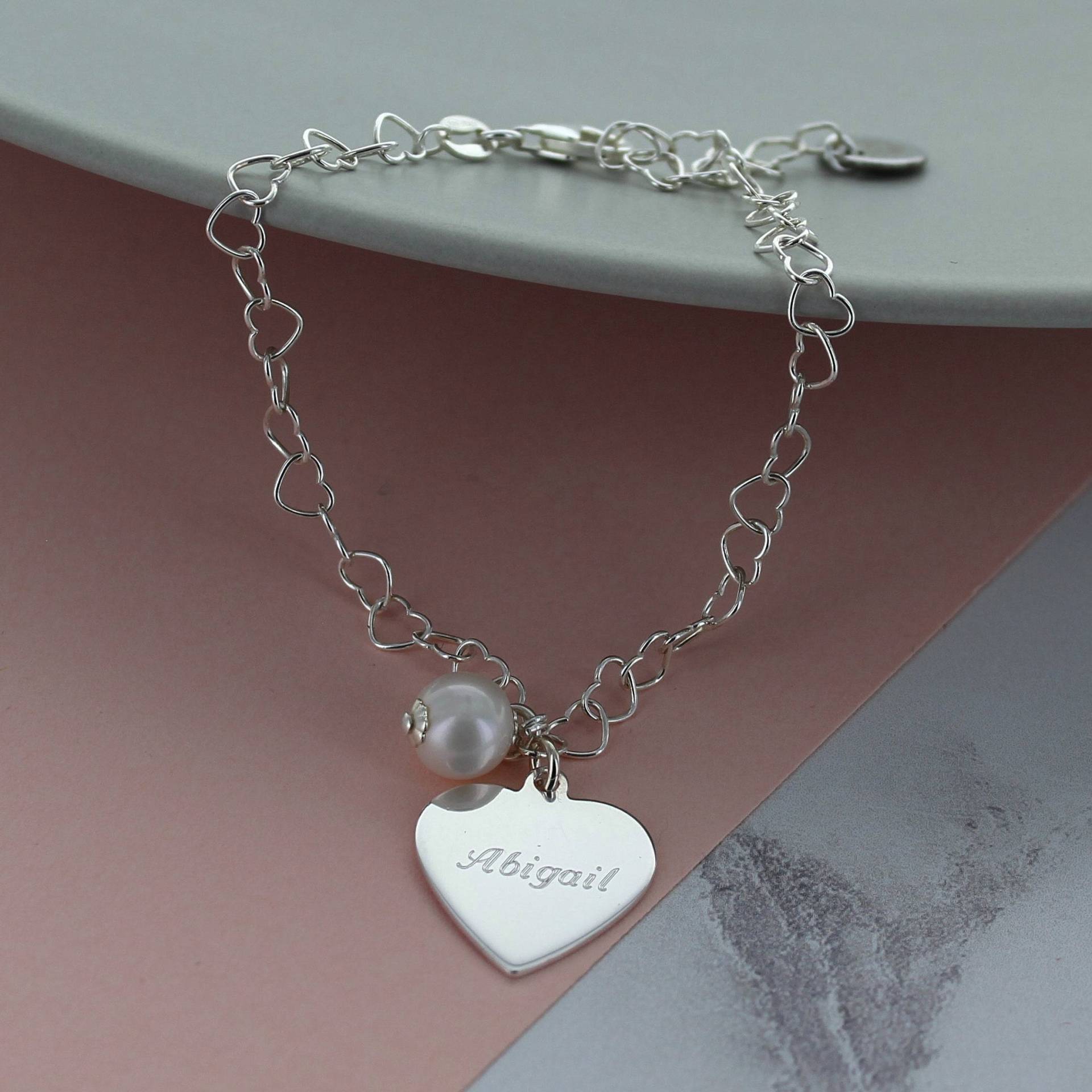 Personalisierte Herz-Armband von FrancescaRossiDesign