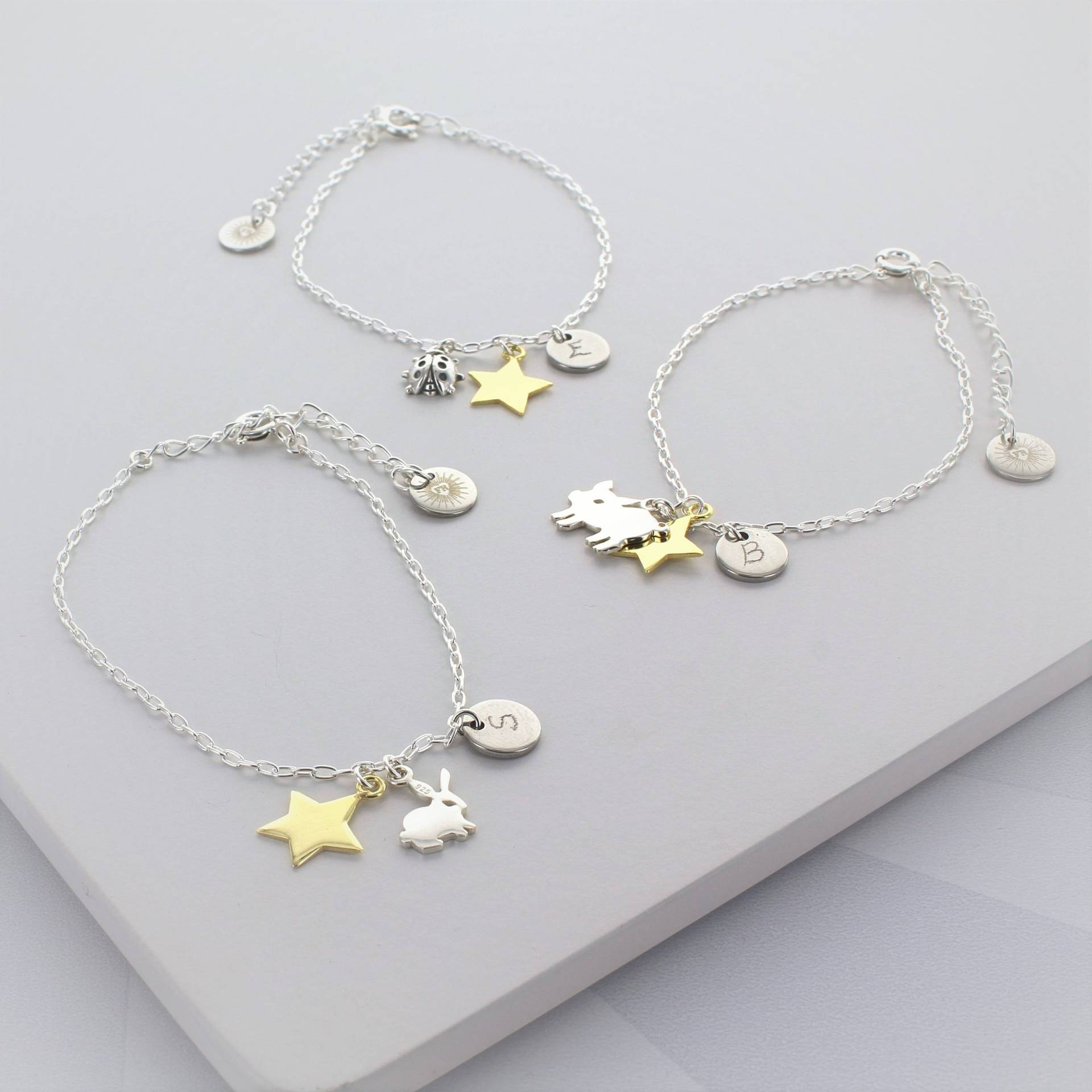 Personalisierte Tier Bettelarmbänder von FrancescaRossiDesign