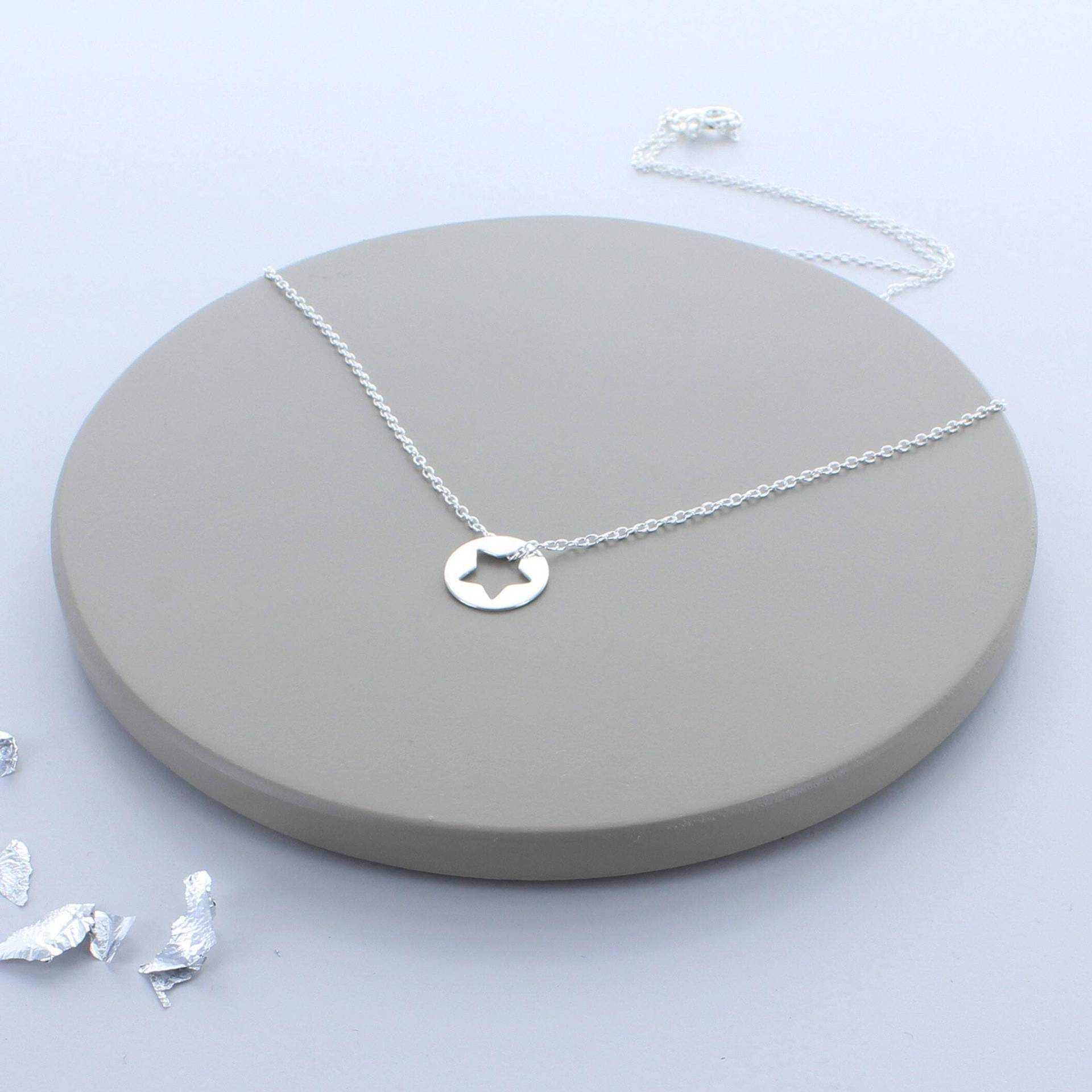 Sterling Silber Stern Halskette von FrancescaRossiDesign