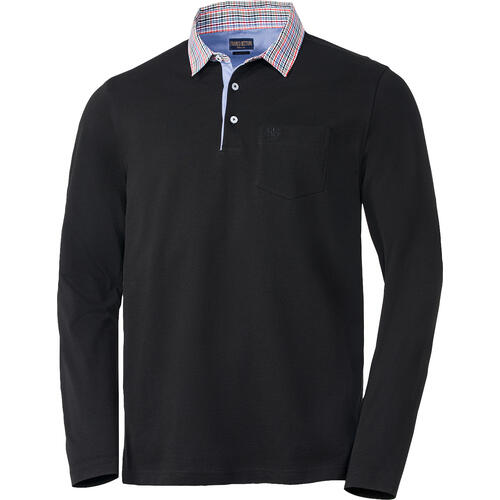 Franco Bettoni Herren Poloshirt mit Hemdkragen langarm von Franco Bettoni