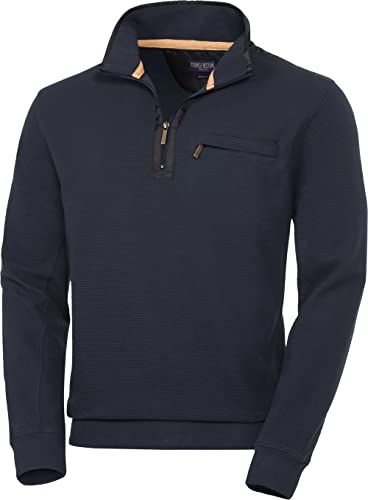 Franco Bettoni Herren Troyer, Sportive Herrenoberbekleidung aus 100% Baumwolle, Pullover mit Rippenstruktur, atmungsaktiver & hautsympathischer Sweater, Gr. 48-60 von Franco Bettoni