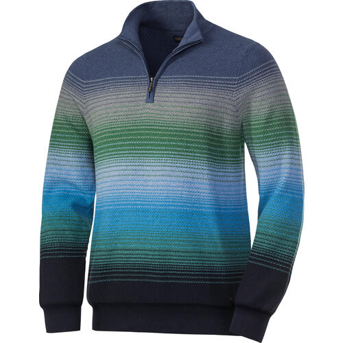 Franco Bettoni Herren Zipper-Pullover Multicolor von Franco Bettoni