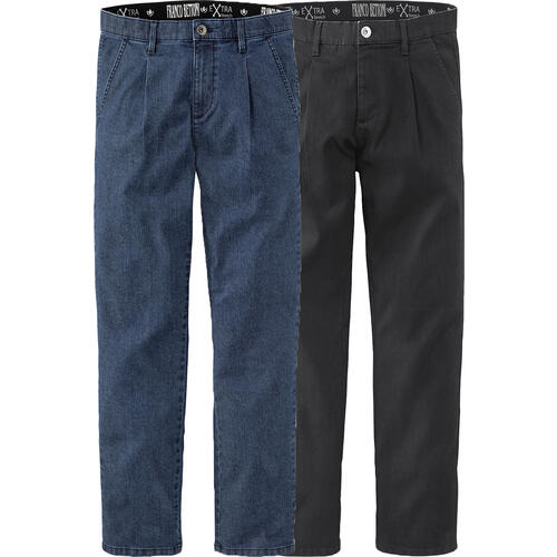 Franco Bettoni 2er Pack Herren Bundfalten-Jeans von Franco Bettoni