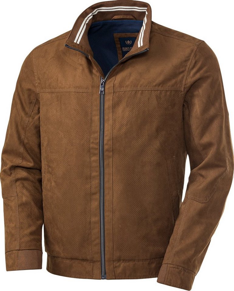 Franco Bettoni Lederimitatjacke anschmiegsame Velours-Qualität von Franco Bettoni