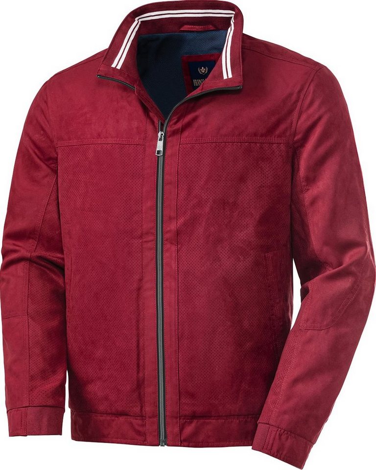 Franco Bettoni Lederimitatjacke anschmiegsame Velours-Qualität von Franco Bettoni