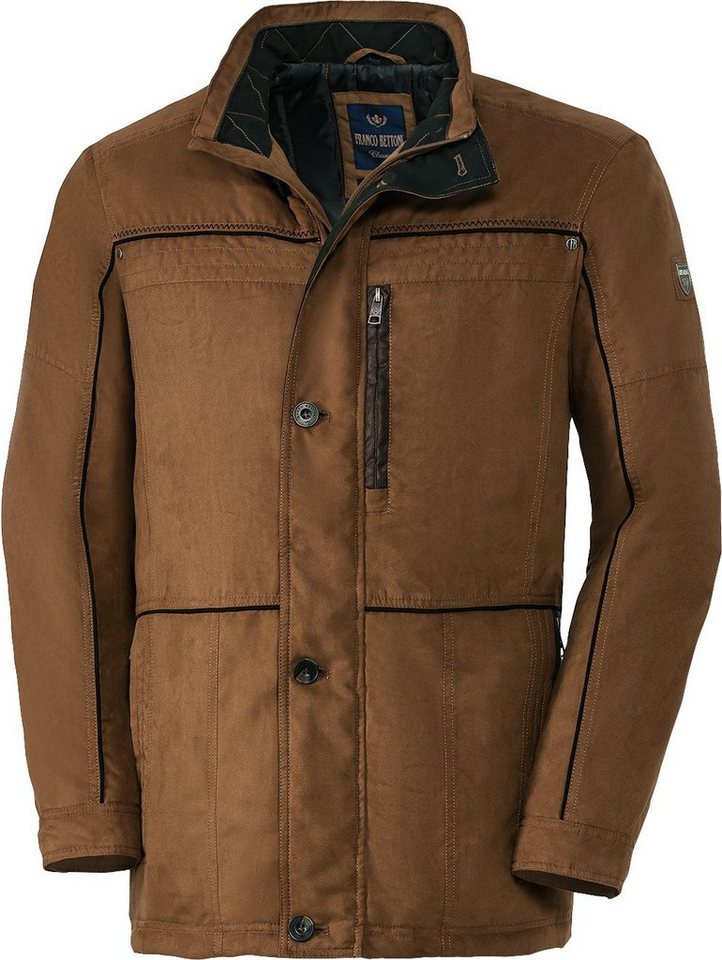 Franco Bettoni Lederimitatjacke aus samtig-weichen Softvelours von Franco Bettoni