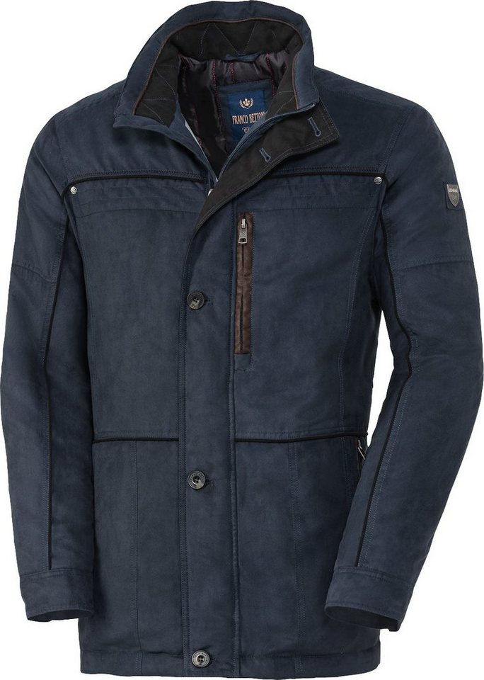 Franco Bettoni Lederimitatjacke aus samtig-weichen Softvelours von Franco Bettoni