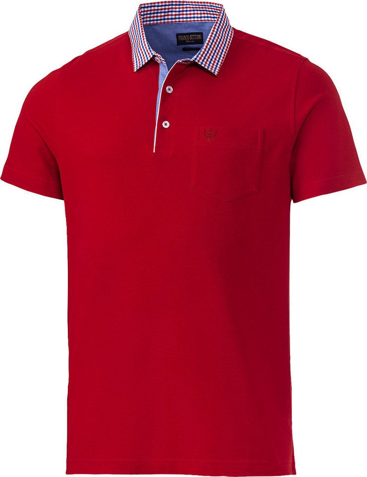 Franco Bettoni Poloshirt hohe Hautverträglichkeit durch 100% Baumwolle von Franco Bettoni