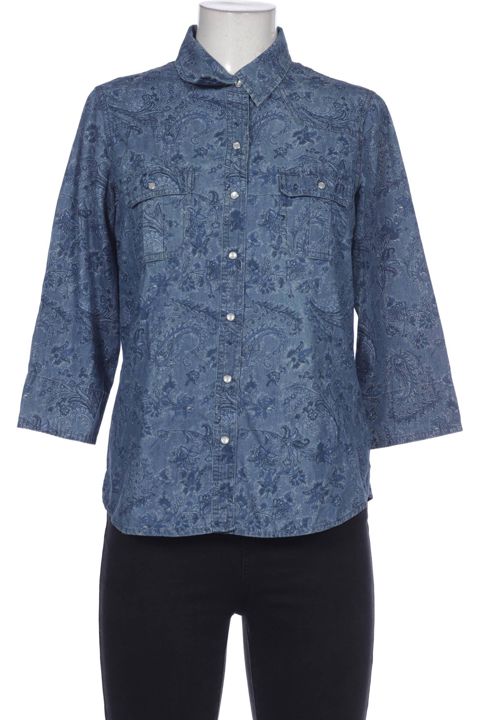 Franco Callegari Damen Bluse, blau von Franco Callegari