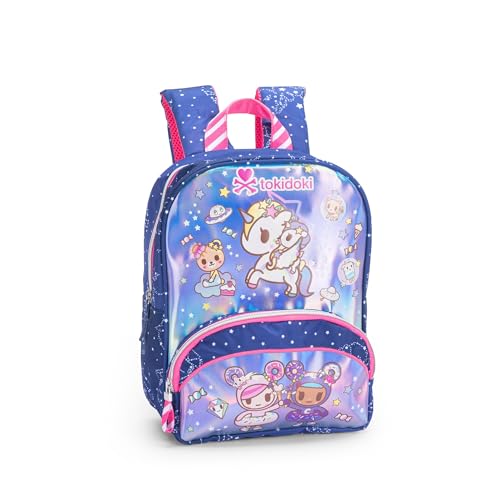 Franco Cosimo Panini TOKIDOKI - Offizieller Tokidoki Mädchen-Rucksack, Kindergarten- und Freizeitrucksack mit großem Hauptraum, Fronttasche und Reißverschluss, Geschenkidee für Mädchen, 22 x 28 x 11 von Franco Cosimo Panini