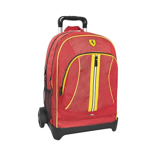 Franco Cosimo Panini Unisex Kinder 71995 Abnehmbarer Trolley-Rucksack, Rudy Red von Franco Cosimo Panini