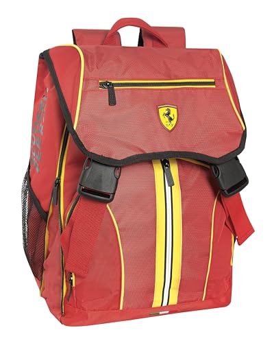 Franco Cosimo Panini Unisex Kinder 71997 Erweiterbarer Rucksack, Rudy Red von Franco Cosimo Panini