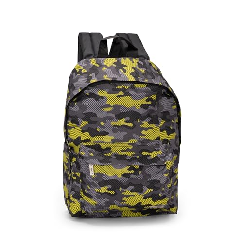 Franco Cosimo Panini Unisex Kinder Zaino Americano Amerikanischer Rucksack Allover MESH Comix, Schwarz Camo von COMIX