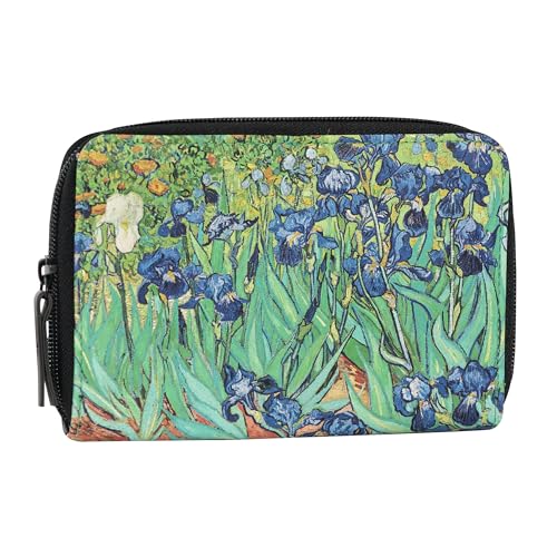 Halta Definitione Geldbörse mit Reißverschluss, Geldbörse aus Stoff, bedruckt mit einem Kunstwerk von Van Gogh, mit 4 Fächern für Banknoten und 1 Reißverschlusstasche, Reißverschluss, 16 x 10,5 x 2 cm von Franco Cosimo Panini